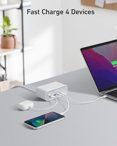 Anker 525 Charging Station, 7-in-1 USB C Power Strip, 65W Max thumbnail 3