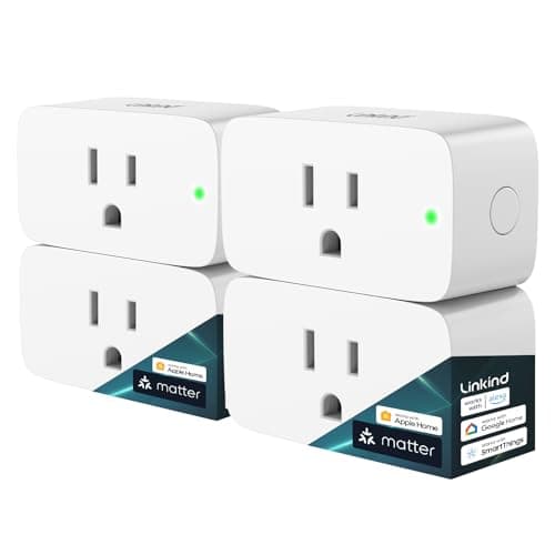 Linkind Matter Smart Plug, Work with Apple Home