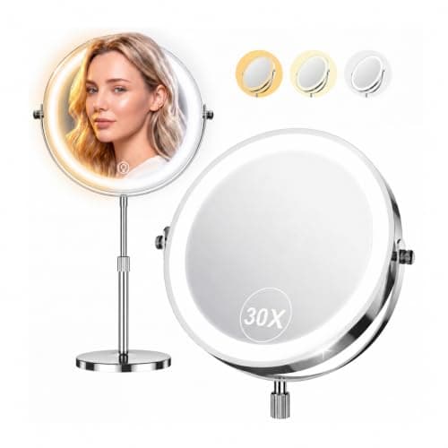 Dienmern 1X/30X Makeup Mirror with Lights