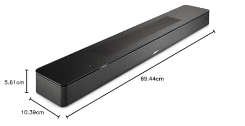 Bose Smart Dolby Atmos Soundbar, All-in-One Soundbar for TV, A.I. Dialogue Mode, Voice Control and Amazon Alexa Built-in, Supports Bluetooth, AirPlay, Spotify Connect, Chromecast, Black thumbnail 3