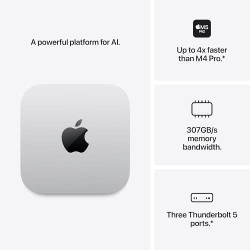 Apple 2026 Mac mini M5 Pro (24GB RAM, 512GB SSD) thumbnail 3