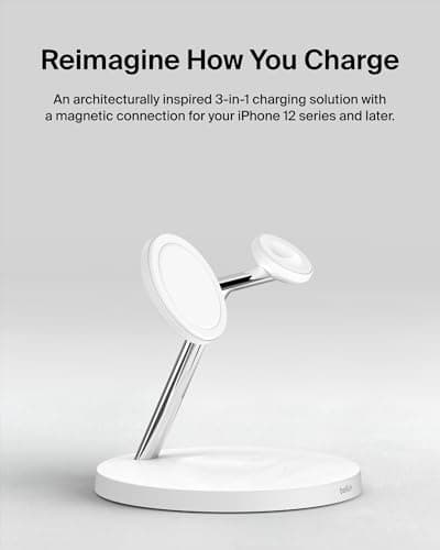 Belkin MagSafe 3-in-1 Wireless Charging Stand (2nd Gen) thumbnail 4