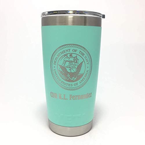 Yeti Rambler 20 oz Tumbler with Custom Laser Engraving thumbnail 5