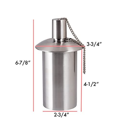 Stanbroil 30-Inch Stainless Steel Tabletop Tiki Torch thumbnail 2