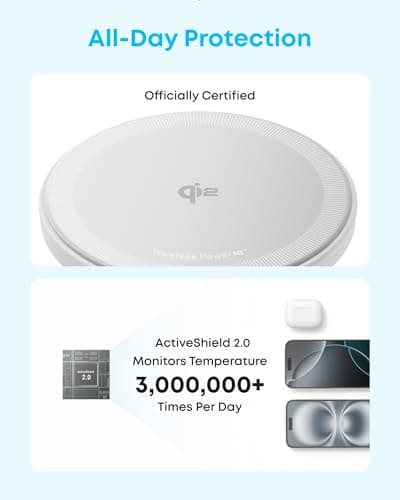 Anker MagGo Wireless Charger (Pad) Qi2 15W thumbnail 4
