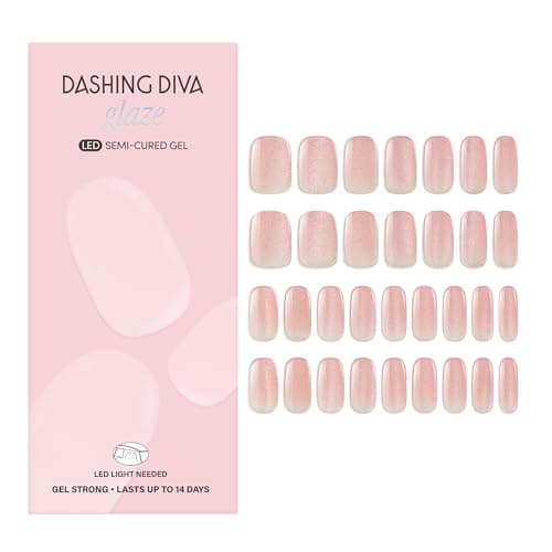 Dashing Diva Magic Press Nails - Blush Glaze - image 1