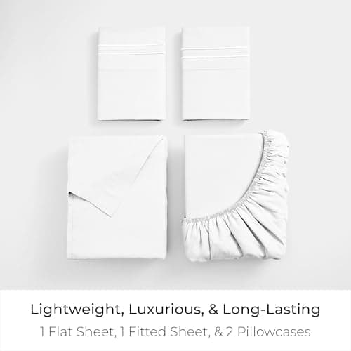 Mellanni Queen Sheet Set - 1800 Iconic Collection thumbnail 3