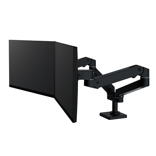 Ergotron LX Premium Monitor Arm - Matte Black thumbnail 2
