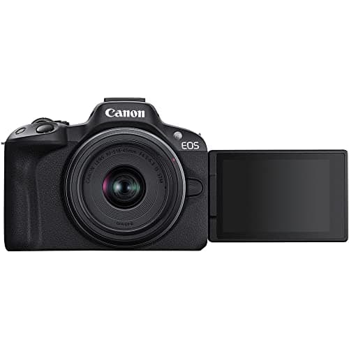Canon EOS R50 APS-C Mirrorless Camera with RF-S 18-45mm Lens (Black) thumbnail 3
