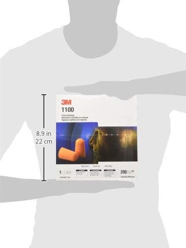 3M 1100 Foam Ear Plugs, 200-Pair , Orange thumbnail 4