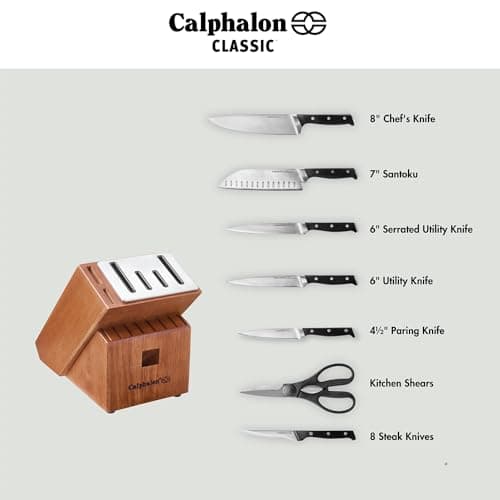 Calphalon Contemporary Self-Sharpening 15-Piece Knife Block Set thumbnail 5