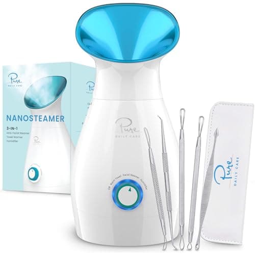Pure Daily Care NanoSteamer Large 3-in-1 Nano Ionic Facial Steamer - image 1