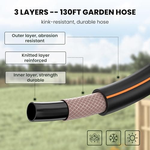 Giraffe Tools Retractable Garden Hose Reel 1/2 in x 130 ft thumbnail 4