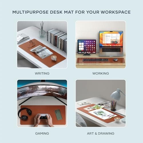 Satechi Vegan Leather Desk Mat thumbnail 4