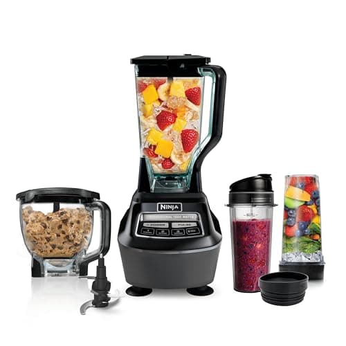 Ninja Kitchen System | All-in-One Food Processor & Blender for Smoothies | Includes Pitcher