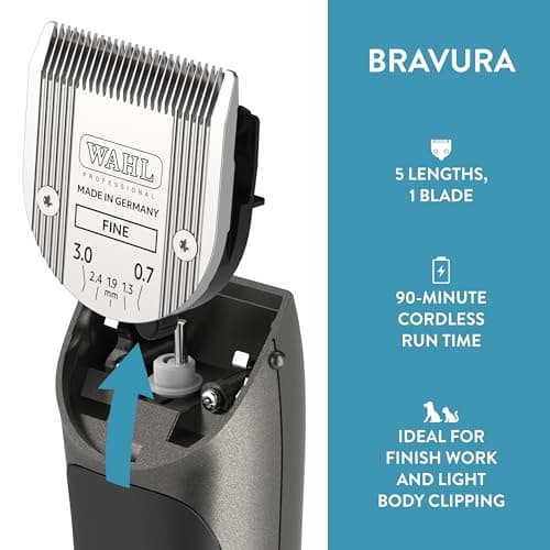 WAHL Professional Animal Bravura Lithium Ion Clipper thumbnail 4