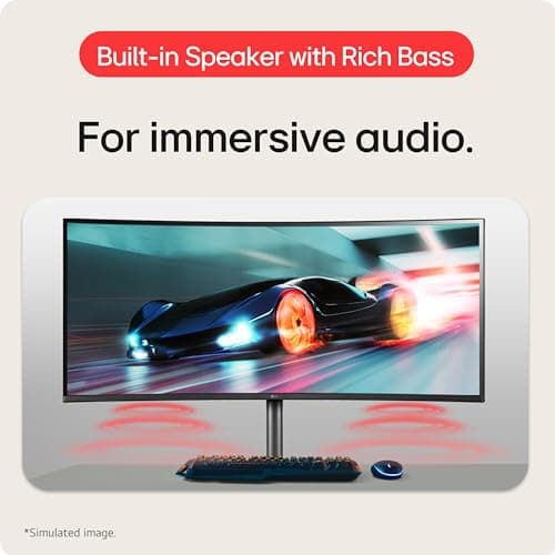 LG 40WP95C-W 40 Inch UltraWide Curved 5K2K Nano IPS Monitor with Thunderbolt 4 thumbnail 5