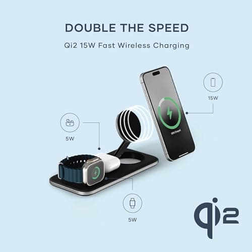 Satechi Qi2 Trio Wireless Charging Pad thumbnail 2