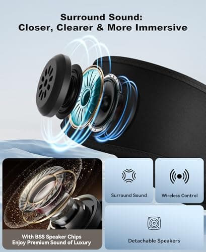 MUSICOZY Sleep Headphones Bluetooth Headband thumbnail 3