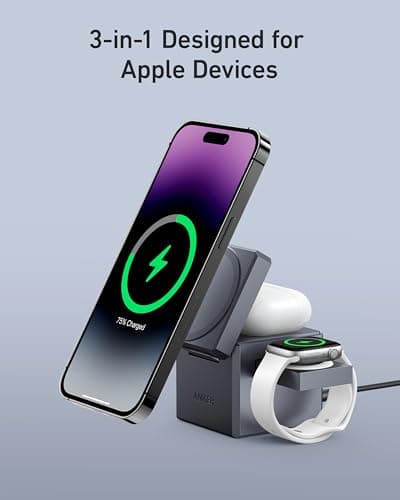 Anker MagGo 3-in-1 Cube with Apple Watch Fast Charger thumbnail 3