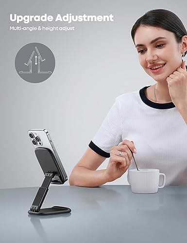 Lamicall Cell Phone Stand - Height Adjustable & Foldable thumbnail 2