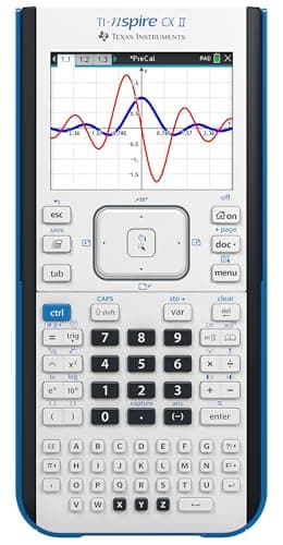 Texas Instruments TI-Nspire CX II Color Graphing Calculator with Student Software (PC/Mac) White 3.54 x 7.48 thumbnail 2