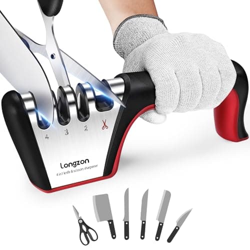Longzon 4-in-1 Knife Sharpener - image 1