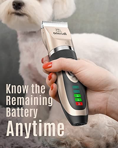 oneisall Dog Clippers Low Noise Cordless thumbnail 4