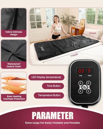 Hooga Portable Far Infrared Sauna Blanket thumbnail 4