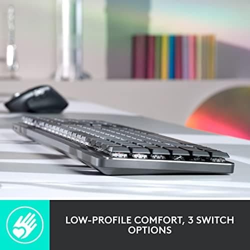 Logitech MX Mechanical Wireless Keyboard (Tactile Quiet) thumbnail 4
