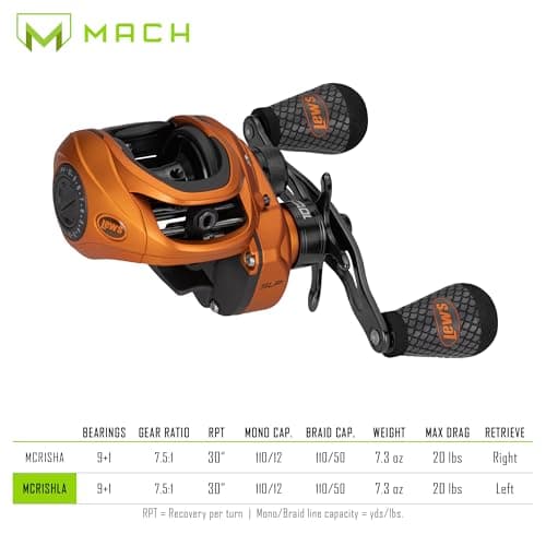 Lew's Mach Crush SLP Speed Spool Baitcaster thumbnail 5