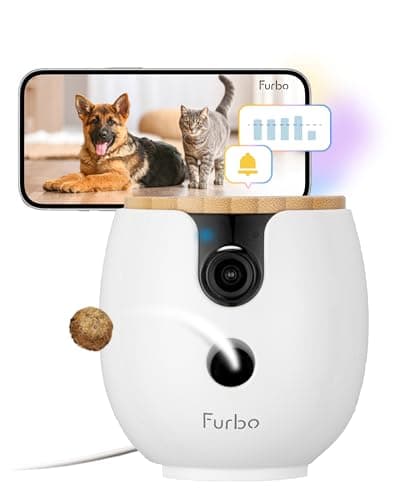 Furbo Mini 360° [Subscription Required] New 2K QHD Pet Camera