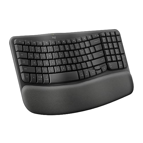 Logitech Wave Keys Wireless Ergonomic Keyboard - image 1