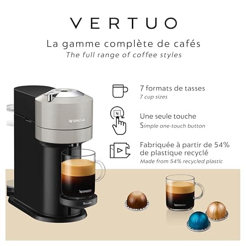Nespresso Vertuo Next Coffee and Espresso Machine by Breville thumbnail 3