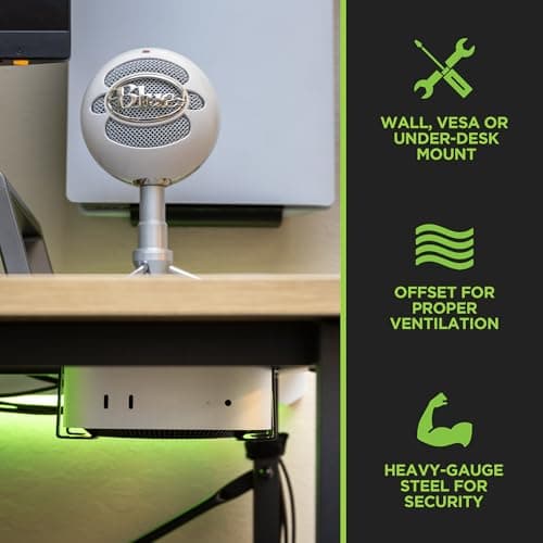 Hideit Mac Mini Under-Desk Steel Mount thumbnail 2