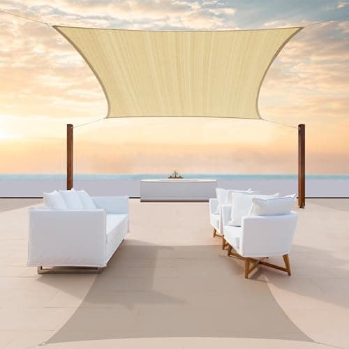 Colourtree 16' x 20' Rectangle Sun Shade Sail ATPR1620 - image 1