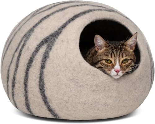MEOWFIA Premium Felt Cat Cave Bed - image 1