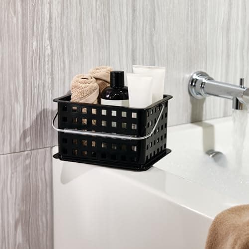 iDesign Plastic Shower Caddy Basket with Handle for Bathroom or College Dorm thumbnail 3