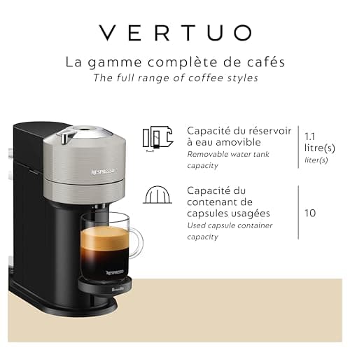 Nespresso Vertuo Next Coffee and Espresso Machine by Breville thumbnail 4