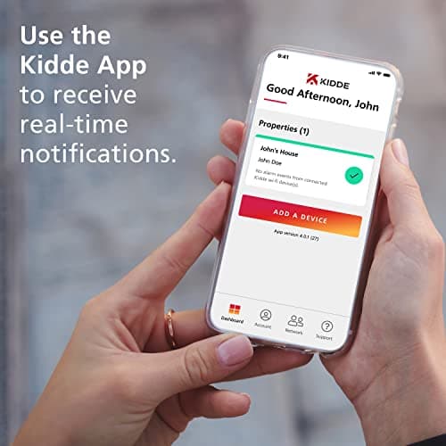 Kidde Smart Smoke & CO Detector with Air Quality Monitor (Hardwired) thumbnail 3