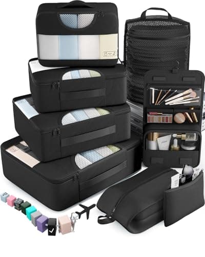 Veken 10 Set/8 Set Packing Cubes for Travel Essentials
