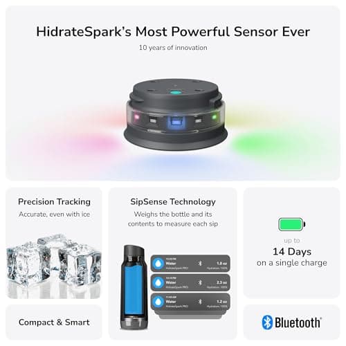 HidrateSpark STEEL Smart Water Bottle (21 oz) thumbnail 4