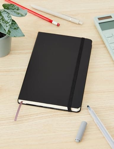 Moleskine Classic Notebook, Large, Ruled, Black, Hard Cover (5 x 8.25) thumbnail 4