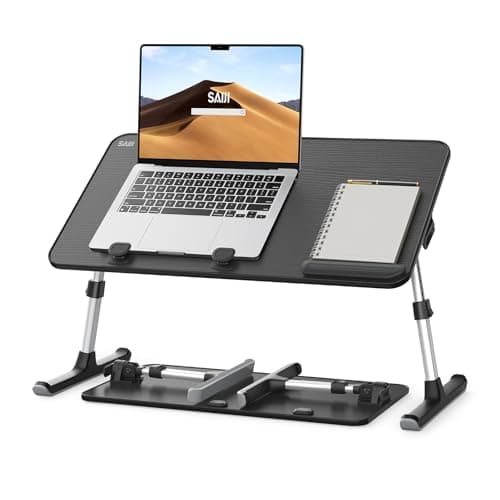SAIJI Height & Angle Adjustable Lap Desk Laptop Stand for Bed - image 1