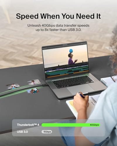 Belkin Connect Thunderbolt 4 Cable (2m) thumbnail 4
