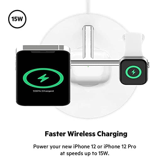 Belkin BoostCharge Pro 3-in-1 MagSafe Wireless Charger thumbnail 5