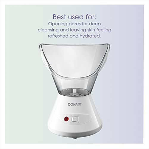 True Glow by Conair Facial Steamer — Home Facial Spa with Deep Cleaning Cone thumbnail 2
