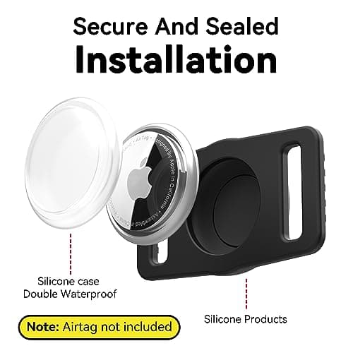 Apple AirTag with Waterproof Dog Collar Holder thumbnail 2