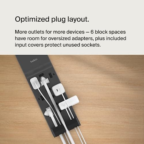 Belkin 12-Outlet Surge Protector Power Strip (8ft, 3940 Joule) thumbnail 4