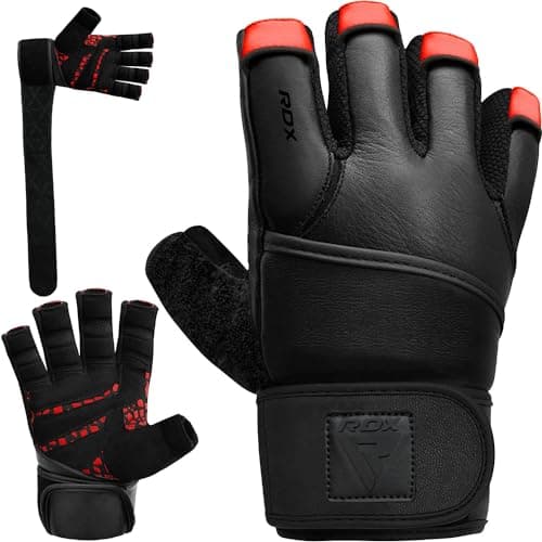 RDX Weight Lifting Gloves with Maya Hide Leather - image 1